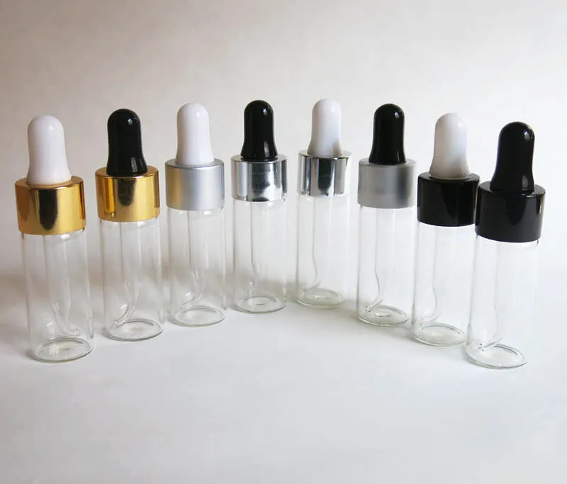 Оптовая продажа стеклянная бутылка с пипеткой 10 мл 1/3 унции прозрачный