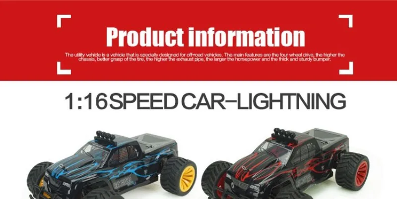 Горячая RC Автомобиль 2,4G 1/16 гоночная машинка монстр грузовик Радиоуправляемый багги RC Бигфут гоночный автомобиль детская игрушка