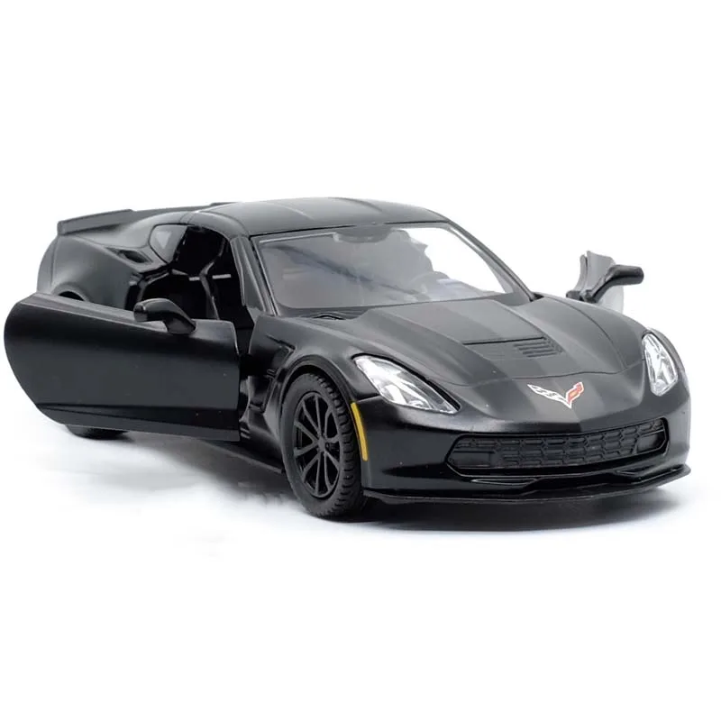 Металлические литая машинка Chevrolet Corvette C7 1:36 Игрушечная модель автомобиля из
