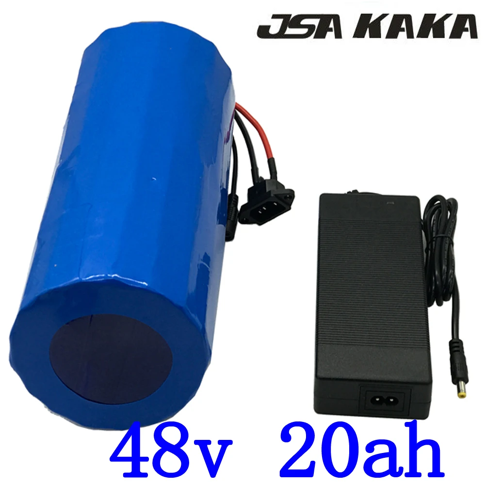 

48V 1000W battery pack 48v 20ah electric bike battery 48V 20AH lithium ion battery with 30A BMS and 54.6V 2A charger duty free