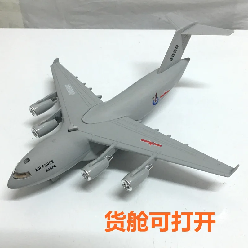 Высокая имитация сплава Boeing C17 транспортный самолет откатный светильник со