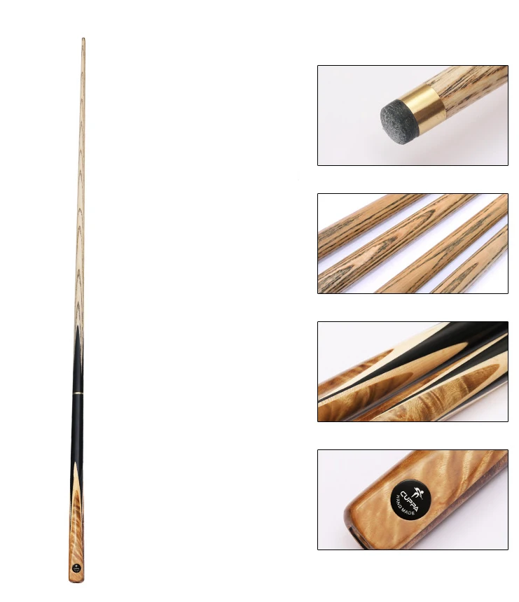 Cuppa HY 3/4 Снукер cue Cue Stick с чехлом 5А Северная Америка пепел кий 9,8 мм/11,5 мм наконечник для кия Кии снукер Sticks