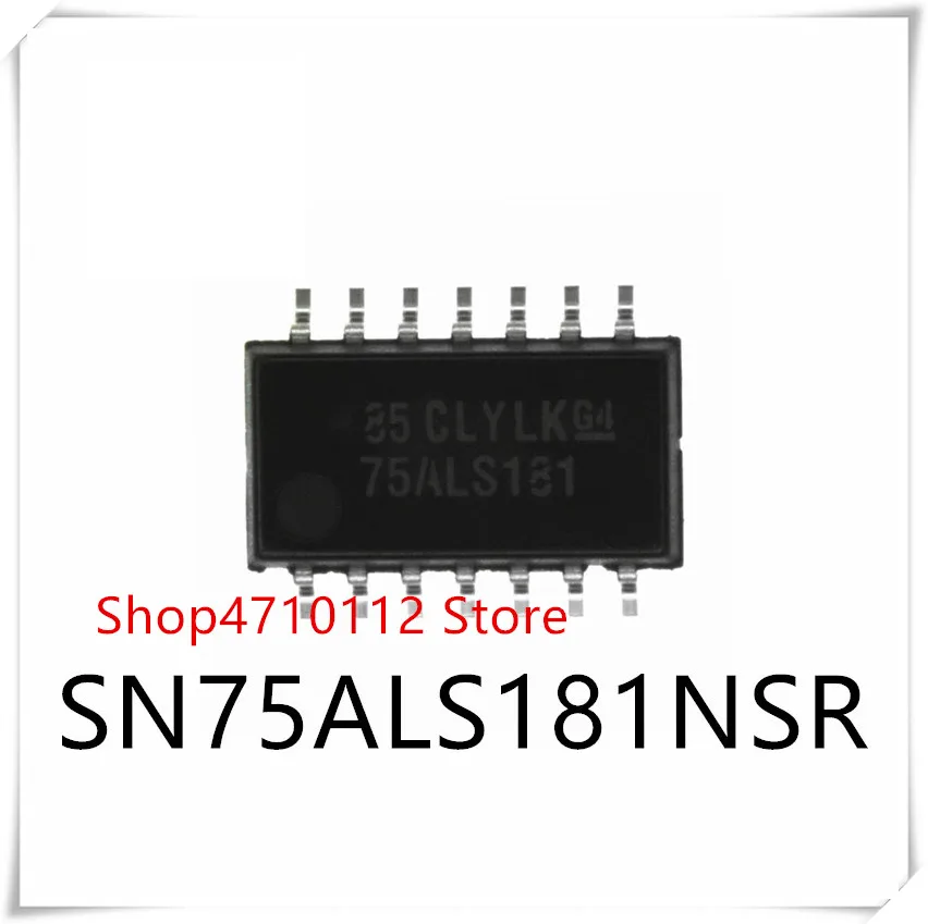 Новинка 10 шт./лот SN75ALS181NSR SN75ALS181 75ALS181 лапками углублением SOP 14 IC|Аксессуары для