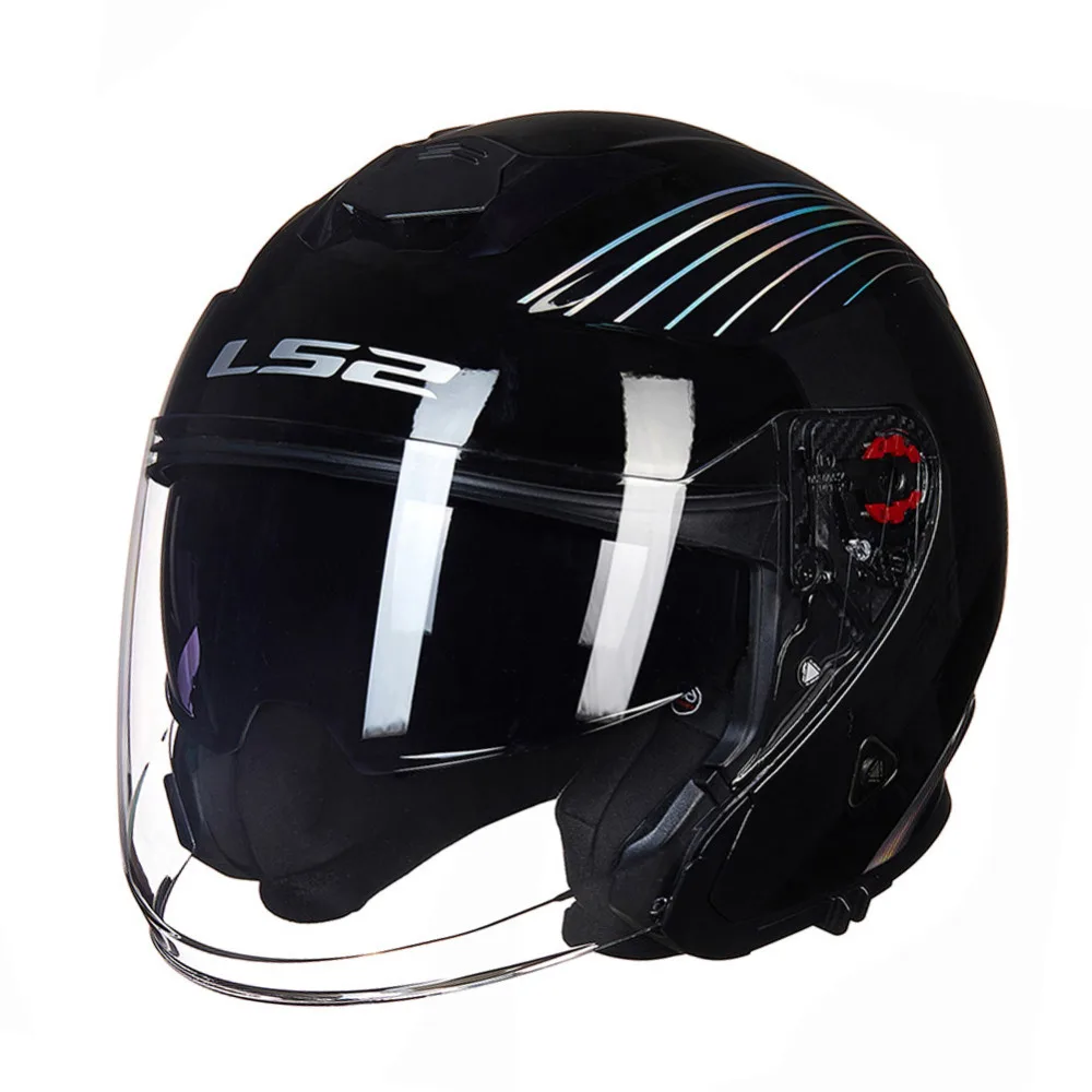 LS2 мотоциклетный шлем для скутера с открытым лицом Casco Capacete Moto Helm Kask шлемов