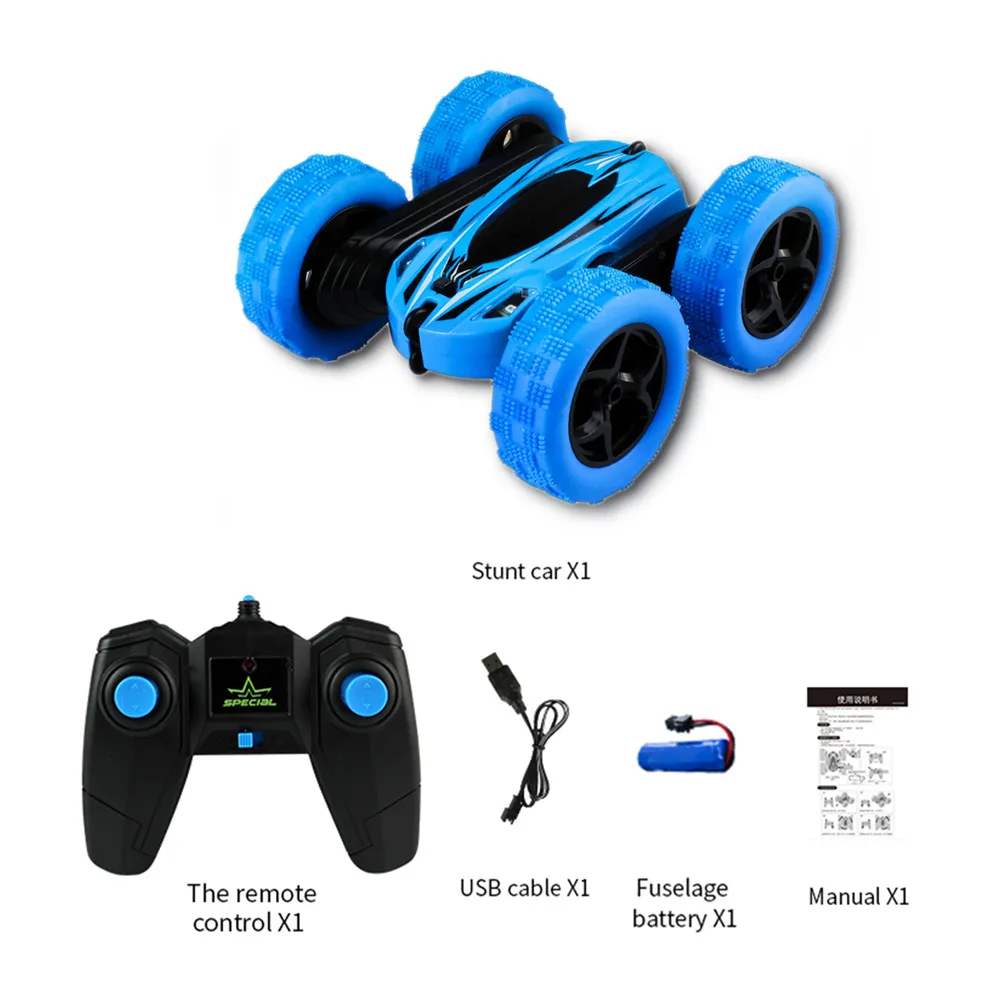 JJRC D828 1/24 Мини RC Автомобиль 2,4G 4WD двухсторонний трюк Rc автомобиль вращение на 360 градусов W/светодиодный светильник игрушка подарки для детей горячий автомобиль