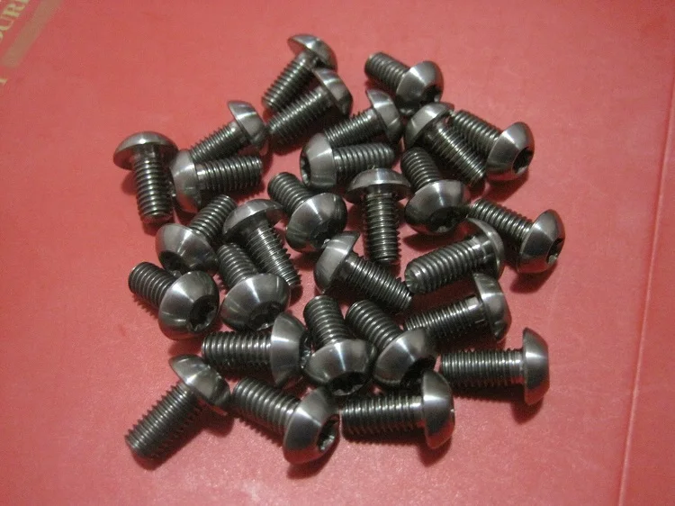 12 шт. крепежные болты из титанового сплава для велосипедного тормоза M5 X 10 мм |