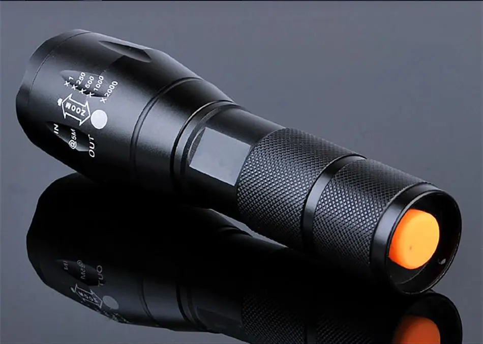 1800LM алюминиевый водонепроницаемый Zoomable CREE XM-L T6 светодиодный светильник-вспышка SOS светодиодный фонарь светильник 18650 перезаряжаемый аккумулятор AAA Chenglnn