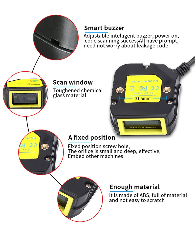 Прямая продажа с фабрики Новый проводной сканирующий модуль QR сканирующая