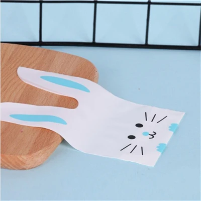 Cute 15 D& P 10 шт милый с кроличьими ушами для печенья мешок подарка для конфет печенья закуски выпечка посылка Свадебные сувениры подарки пасхальное украшение - Цвет: Cute 15