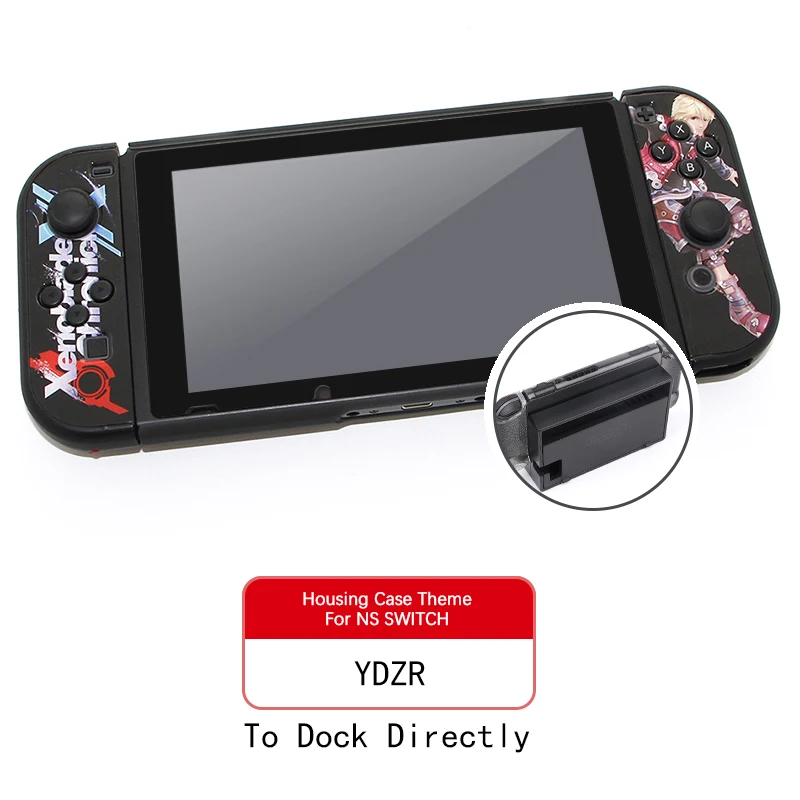 Joy-con Тонкий защитный жесткий чехол, противоскользящий корпус, 3 части, дизайн, разделен для NS Zend Switch(прямая стыковка