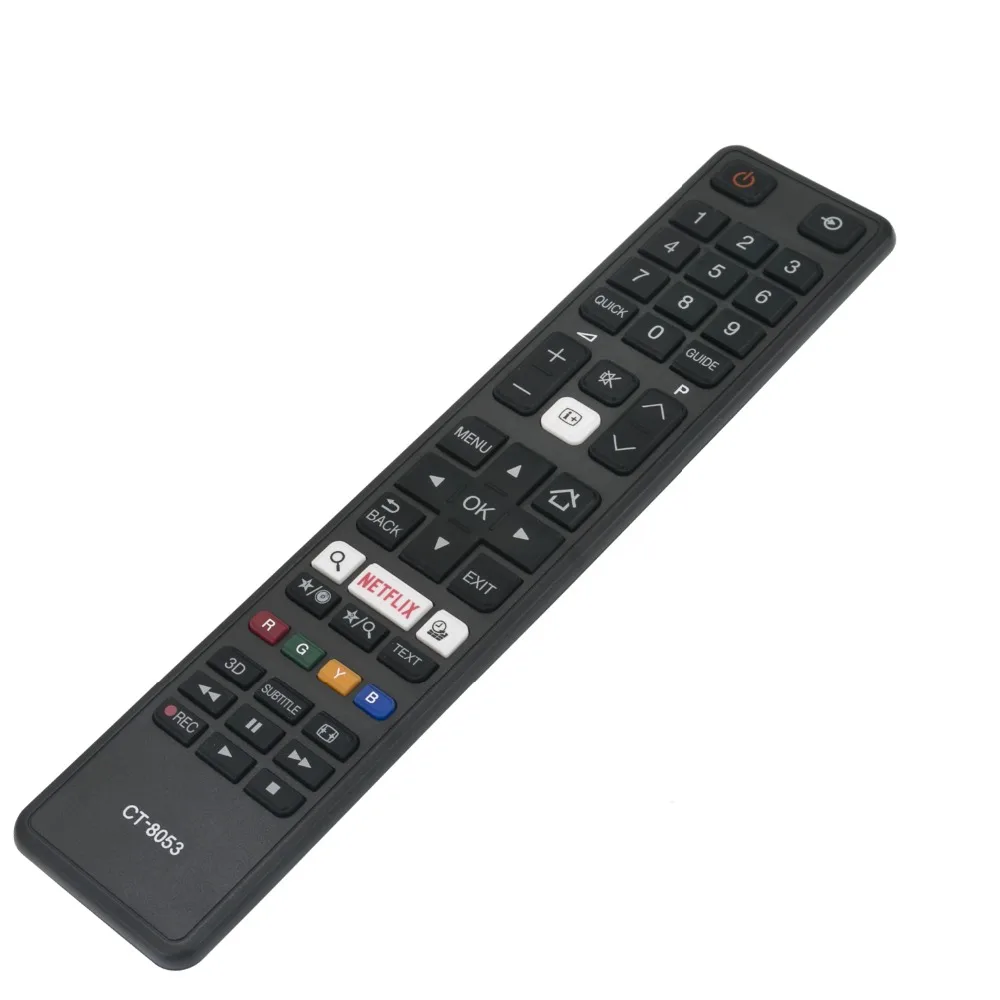 Пульт дистанционного управления CT-8053 для Toshiba Smart 4 K UHD 4" светодиодный телевизор 48U7653DB 43U5663DG 43U6663DG 43U6763DG 49U5663DG