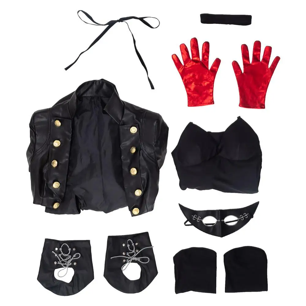 

Persona 5 The Royal Cosplay P5 Yoshizawa Kasumi Costume Wig Shoes Boots Uniform Suit Women Girls Halloween Carnival Costume