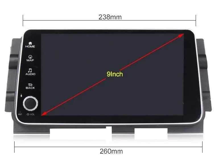 Автомагнитола 9 &quotна Android мультимедийное радио аудио DVD GPS навигация Sat Nav Головное