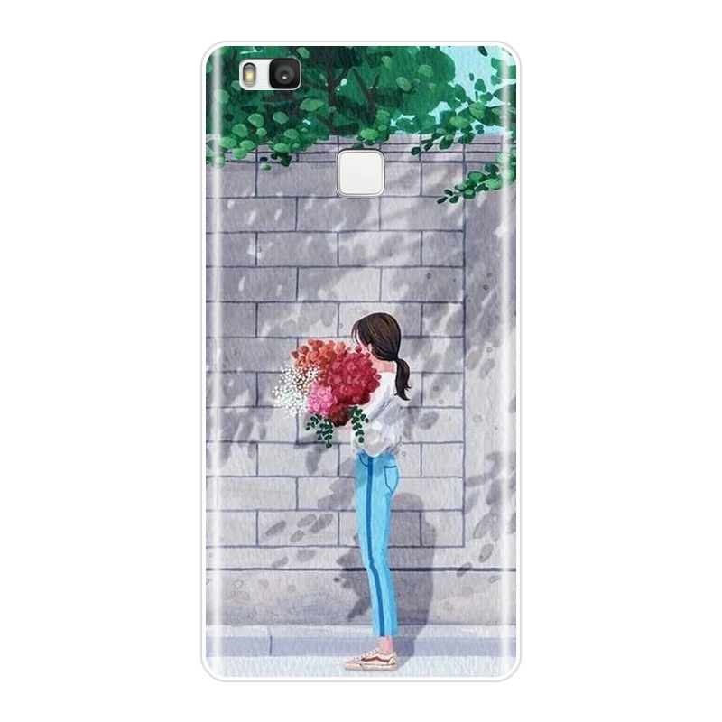 TPU Phone Case Silicone For Huawei P9 P10 P Smart Plus P20 Lite Pro Kpop Girl Soft Back Cover P8 2017 | Мобильные телефоны и