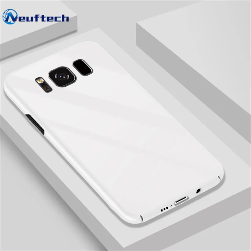 Чехол для телефона роскошь samsung Galaxy S8 S9 плюс Жесткий чехол противоударный