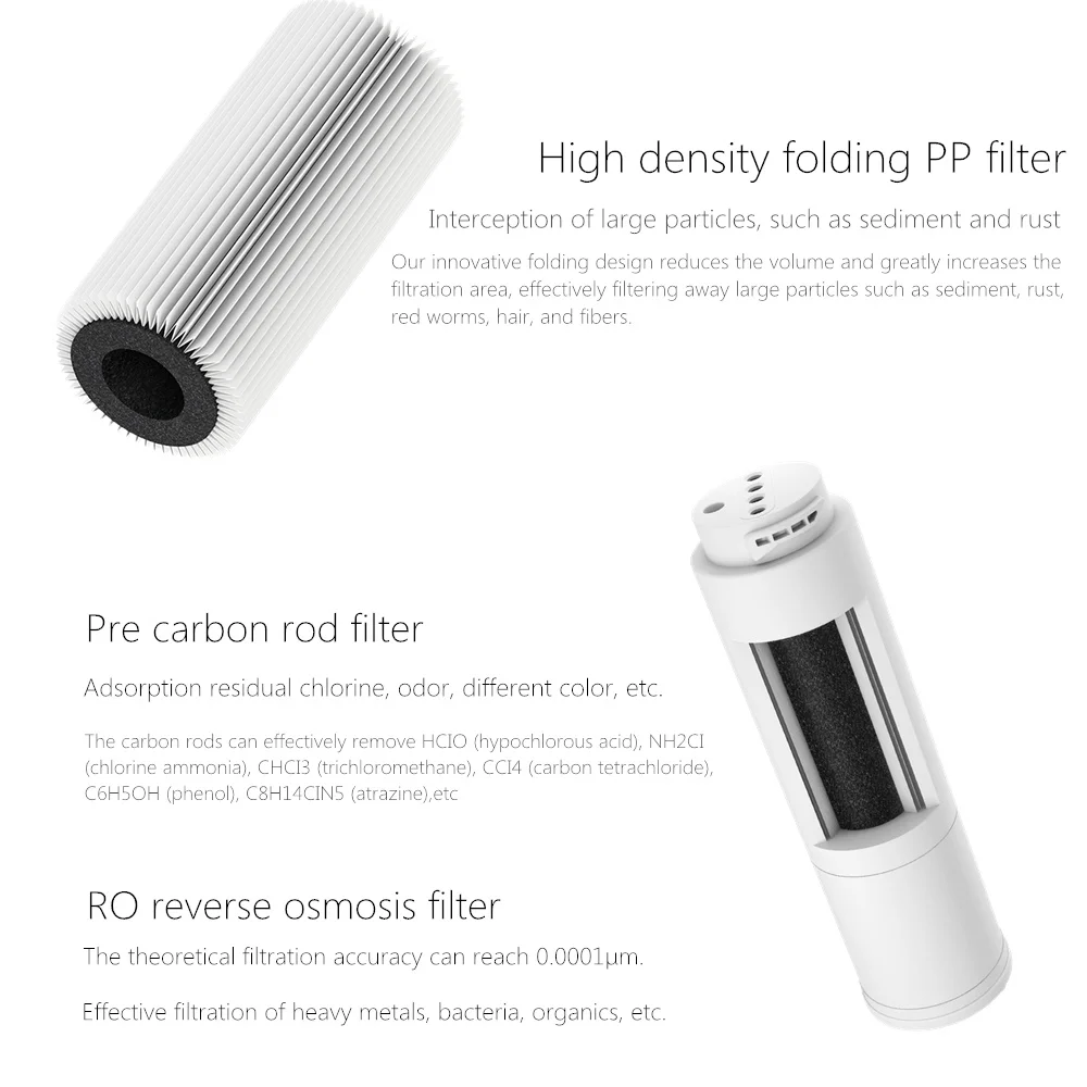 Оригинальный очиститель воды Xiaomi Mi 1 а с краном поддержка Wi Fi подключение к