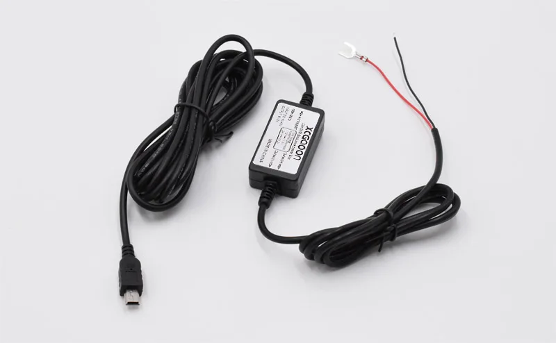 XCGaoon DC 12 В до 5 В 2 а 3,5 м автомобильный зарядный кабель мини/микро USB жесткий провод шнур автоматическая зарядка для видеорегистратора автомобиля DVR
