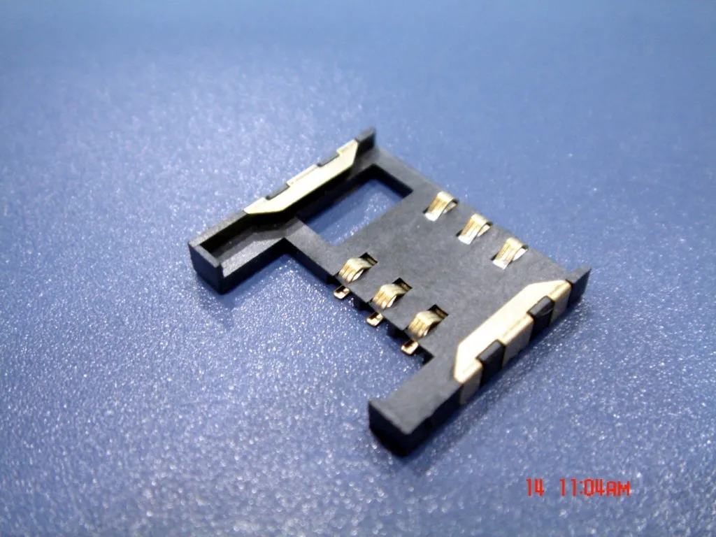 

Бесплатная доставка 50 шт. оригинальный 6p разъем для sim-карты 2,0 h слот для карт кард-ридер cantor