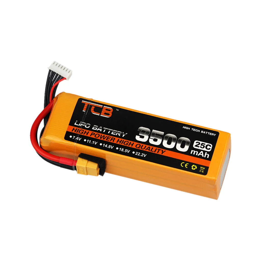 Accessories TCB 11.1V 3500mAh 3S-25C Battery With XT60 Plug For RC Model Drone Helicopter Z712 | Игрушки и хобби