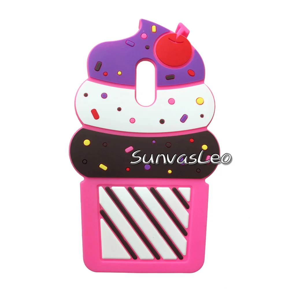Rose Cherry IceCream Для LG Q Stylo 4 Q710MS 3D Мягкий силиконовый чехол милый мультфильм животных резиновый чехол на заднюю панель мобильного телефона оболочка кожа для LG Q Stylus Plus - Цвет: Rose Cherry IceCream