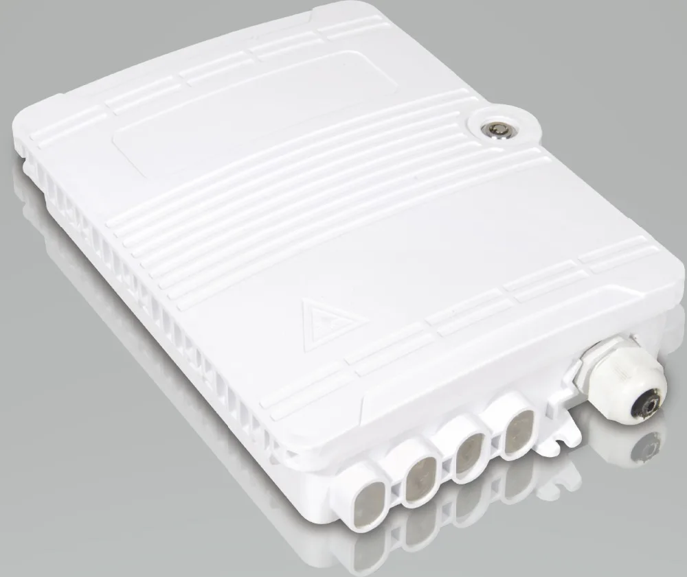 

FTTH 8 cores fiber Termination Box 8 port 8 channel Splitter Box indoor outdoor fiber Optical Splitter Box FTB ABS