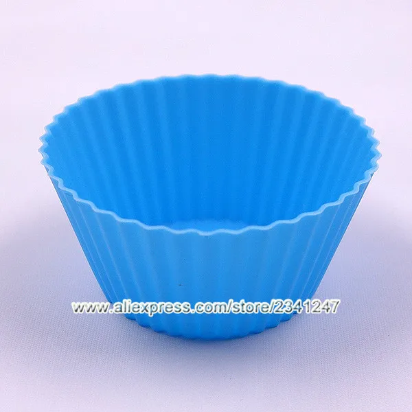 8 цветов диаметр основания 4.5 см силиконовые торт инструменты muffin чашки кекс