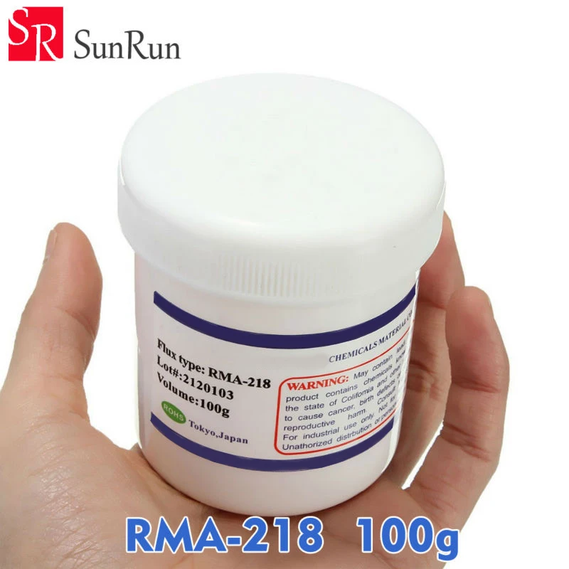 Kingbo RMA 218 без очистки BGA пайки реболлинга флюса пасты припоя 100 г для SMT
