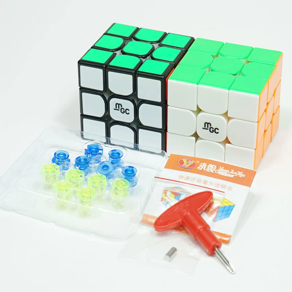 Оригинальный Магнитный Волшебный куб YJ MGC V2 M 3x3x3 версия 2 Yongjun 2*2 скоростной для