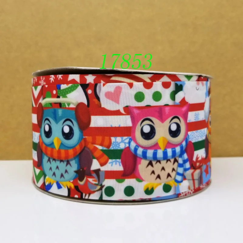 Бесплатная доставка 50 ярдов мультфильм печатных grosgrain ленты 17898 | Дом и сад