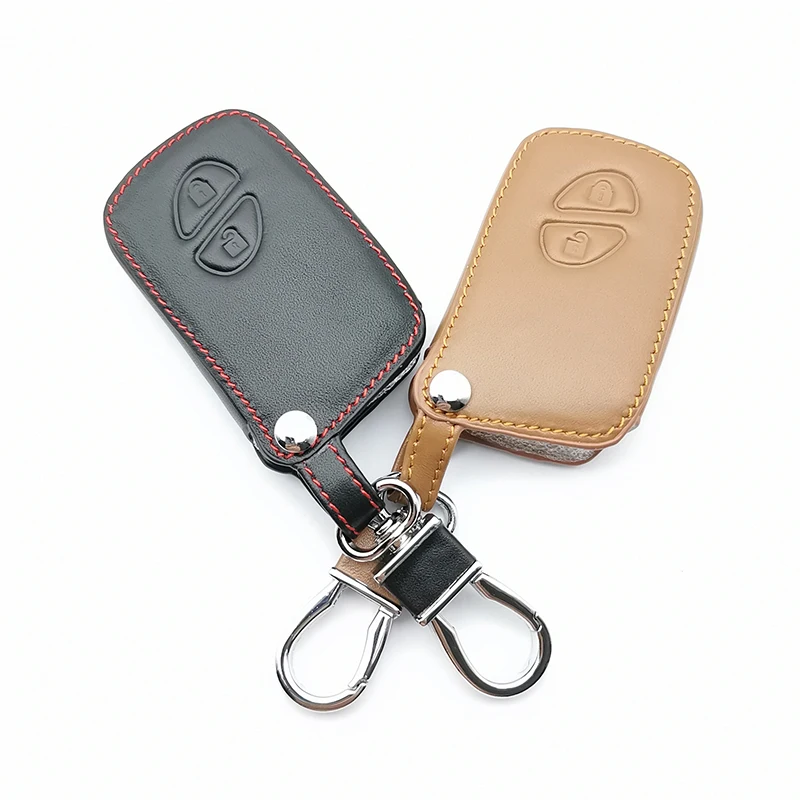 2 кнопки дистанционного кожаный чехол для ключей автомобиля Smart Key Lexus ES 300 h 250 350 GS RX