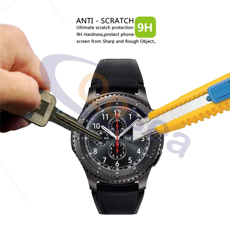 Закаленное стекло Qosea для Samsung Gear S3 Взрывозащищенная защитная пленка Frontier 2 шт. |