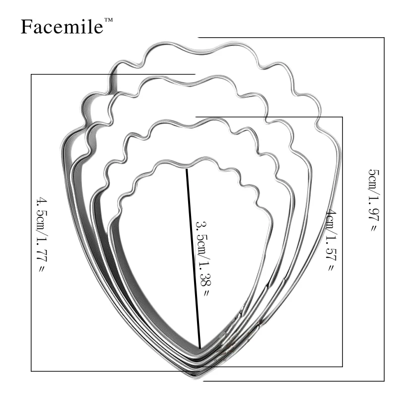 4 шт. ремешок для украшения торта|cake mold stainless steel|fondant cake cutterscookies cutter |