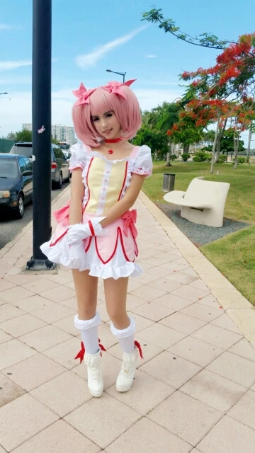 Puella Magi Madoka Magica Косплей Kaname Костюм Хэллоуин|halloween flower costume|halloween bakewarehalloween |