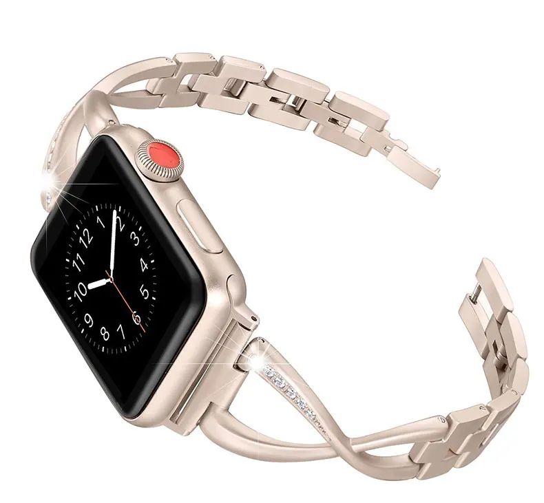 Новый браслет из нержавеющей стали для apple watch ремешок 42 мм/38 мм iwatch серии 3/2/1