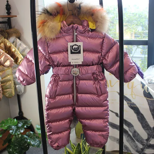 pink Orangemom/Детский комбинезон; зимнее пальто для маленьких девочек; брендовая куртка для девочек; одежда; утепленное пальто для маленьких девочек; детский зимний комбинезон - Цвет: pink