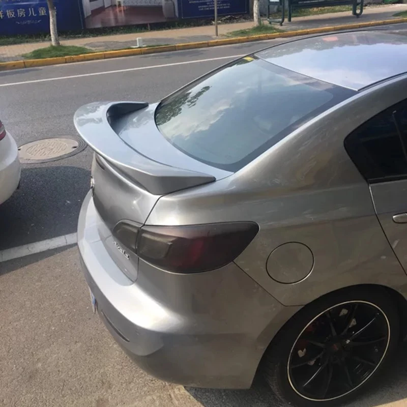 Atenza для 2009 до 2013 Mazda 6 Грунтовка краска ABS материал высокое качество задний багажник Atenza крылья спойлер черный или белый цвет