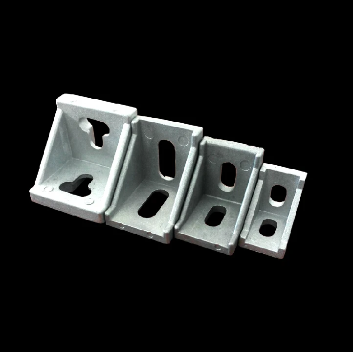 

25pcs/lot DIY 3030 Serie Corner Brackets Angle Connector Fastener for 3030 Decorative Industrial Aluminum Profile Accessories
