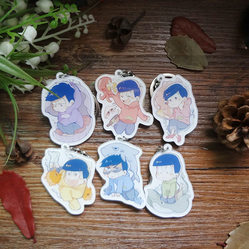 6 шт./компл. Mr.Osomatsu San шесть одинаковых лиц Konya wa Saikou набор ремешков для телефона
