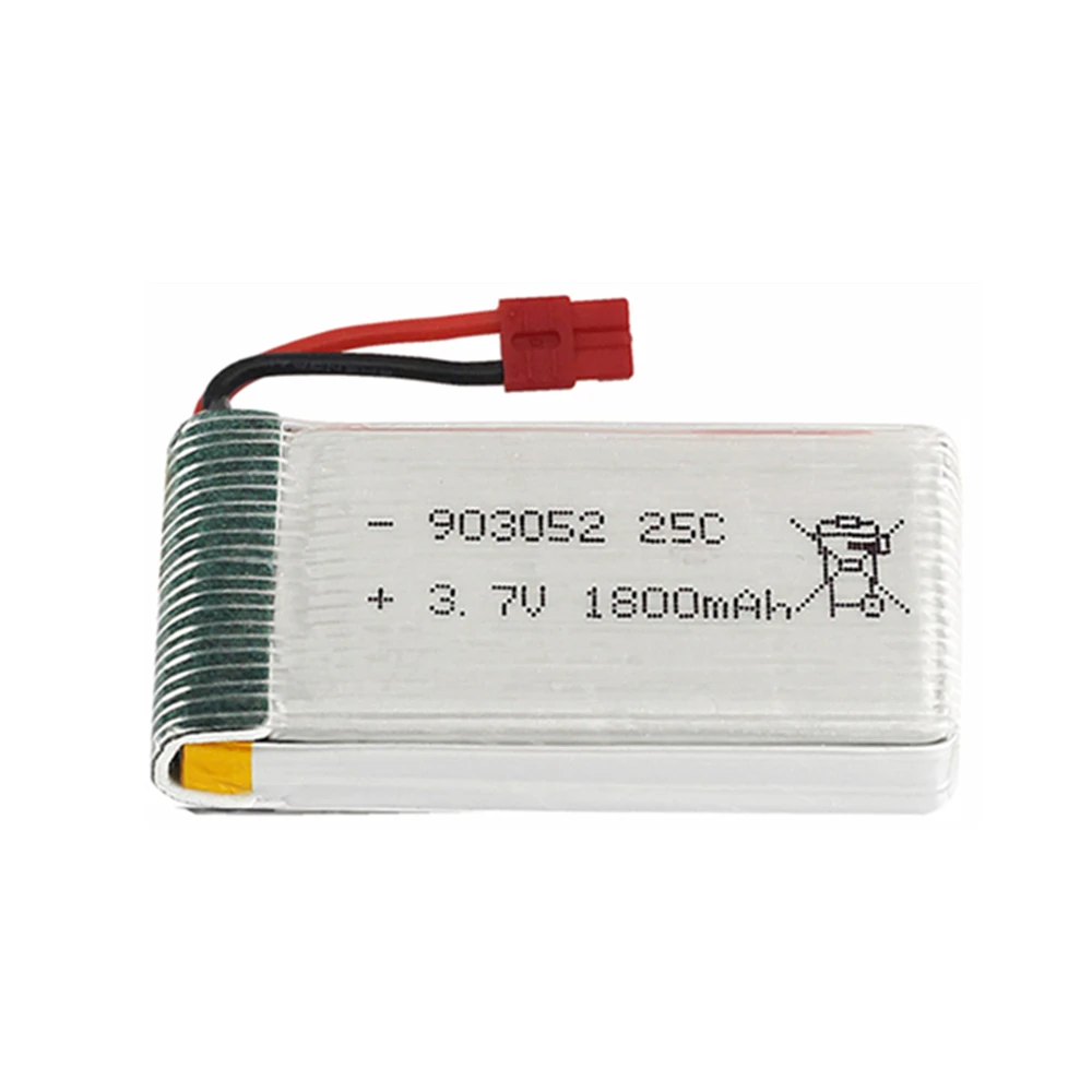 Литий полимерный аккумулятор 3 7 в 1800 мАч для KY601S SYMA X5 X5S X5C X5SC X5SH X5SW X5HW X5UW M18 H5P HQ898 H11D