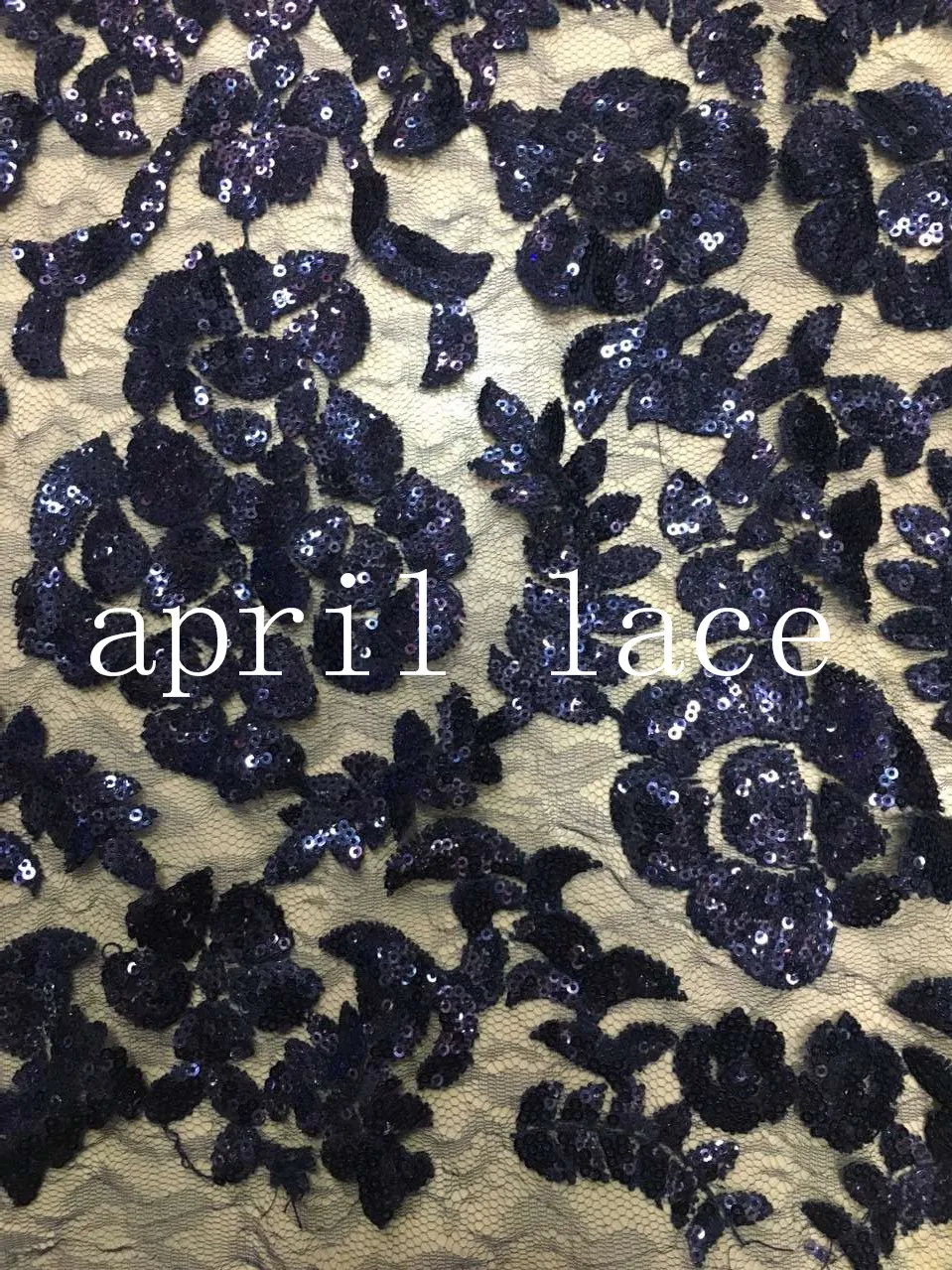 

Bb005 Африканский темно-синий цветок Лучшее качество вышивка сетка тюль кружева для свадьбы/Вечеринки/высокой моды