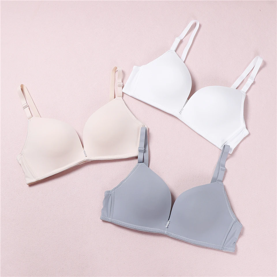 Новый сексуальный бюстгальтер пуш-ап lingere однотонное женское нижнее белье без