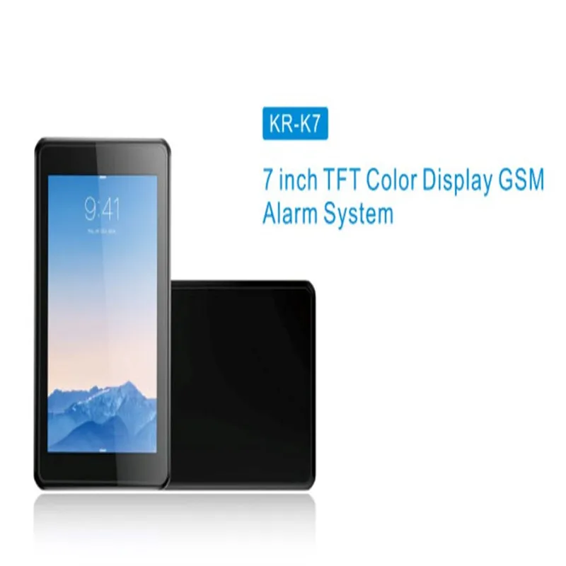 KERUI K7 новый горячий 7 дюймов цветной жк дисплей gsm сигнализация сенсорный