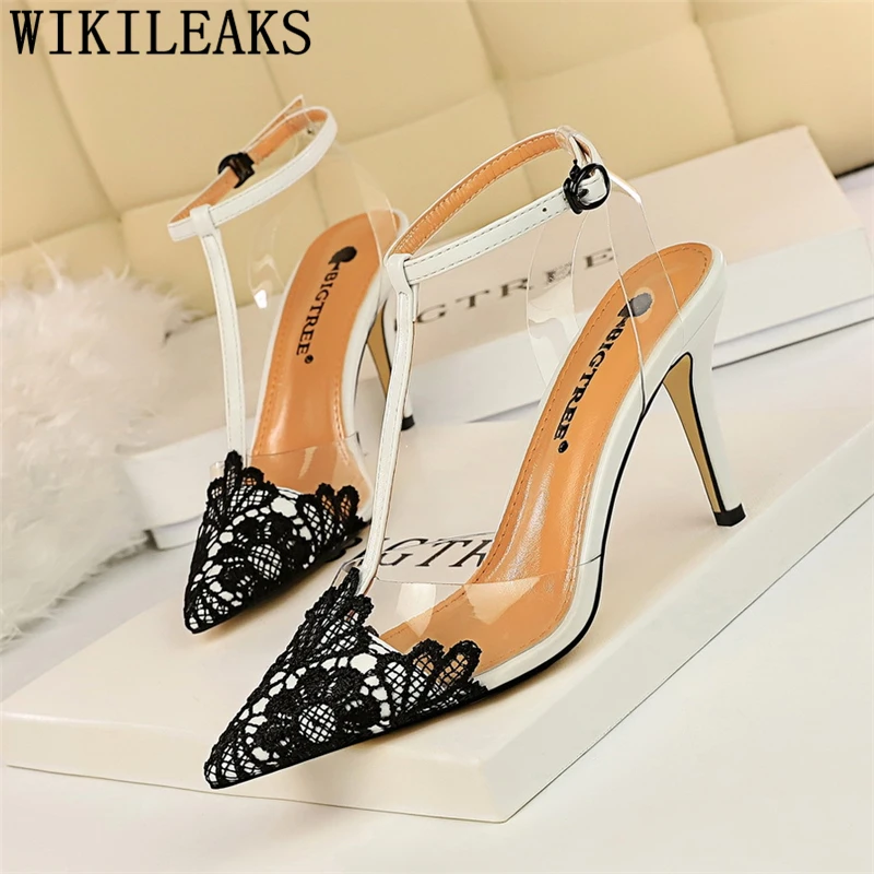 Туфли лодочки женские на прозрачном каблуке свадебные туфли высокий каблук