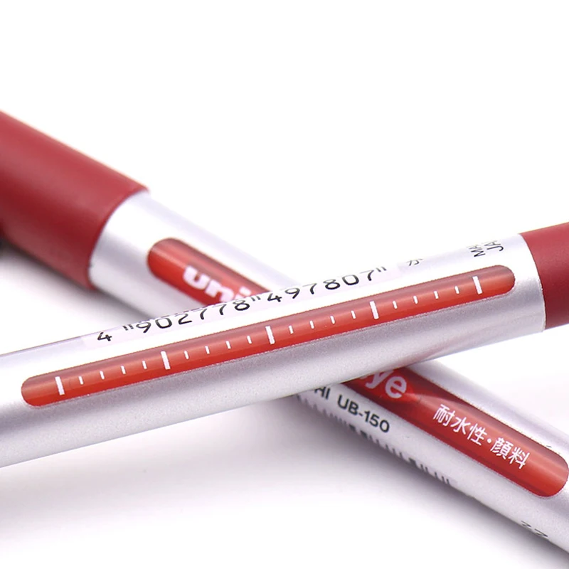 Mitsubishi Uni ball Eye Micro Ub 150 ручка с гелевыми чернилами 0 5 мм 6 шт./лот черные/синие/красные