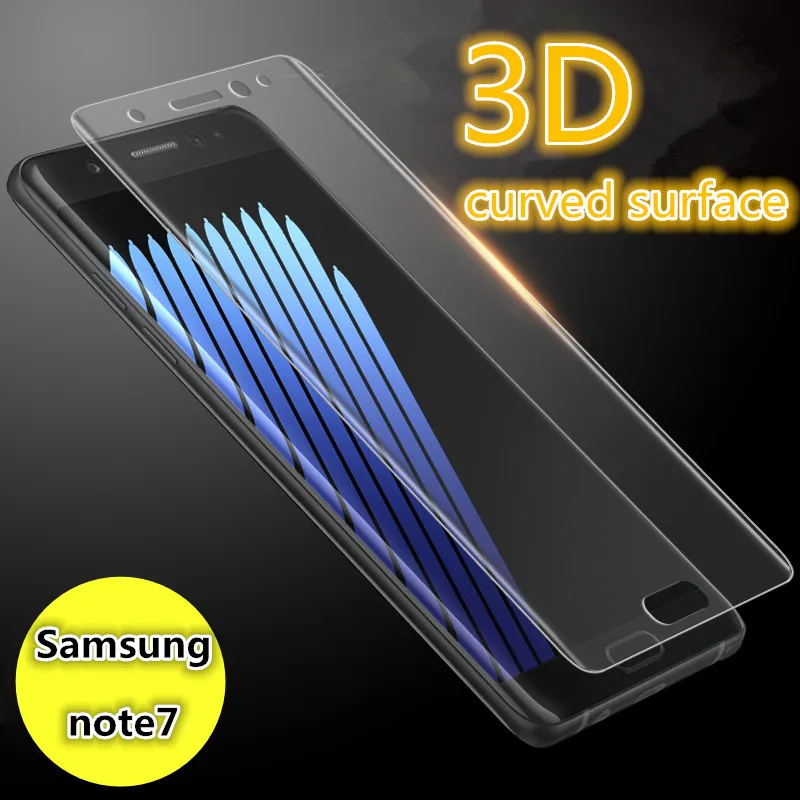Note7 Фильм!! ультра Тонкий Мягкий ПЭТ ТПУ 3D HD Полное Покрытие Экрана протектор для