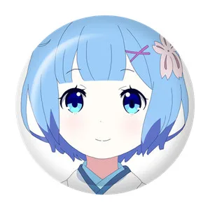 ZXFJXR 58 мм Re:Zero Kara Hajimeru Isekai Seikatsu Rem Ram болельщики для девочек булавка полезный значок
