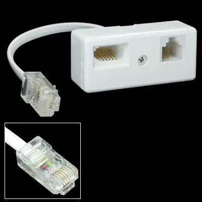 RJ45 разъем к BT RJ11 вторичный разделитель телефонный адаптер | Обустройство дома
