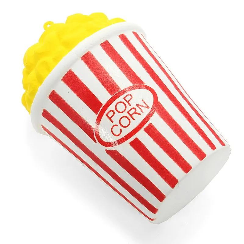 Милый 12 см Jumbo Squeeze Popcorn мягкий медленно поднимающийся воздушная Кукуруза с чашкой