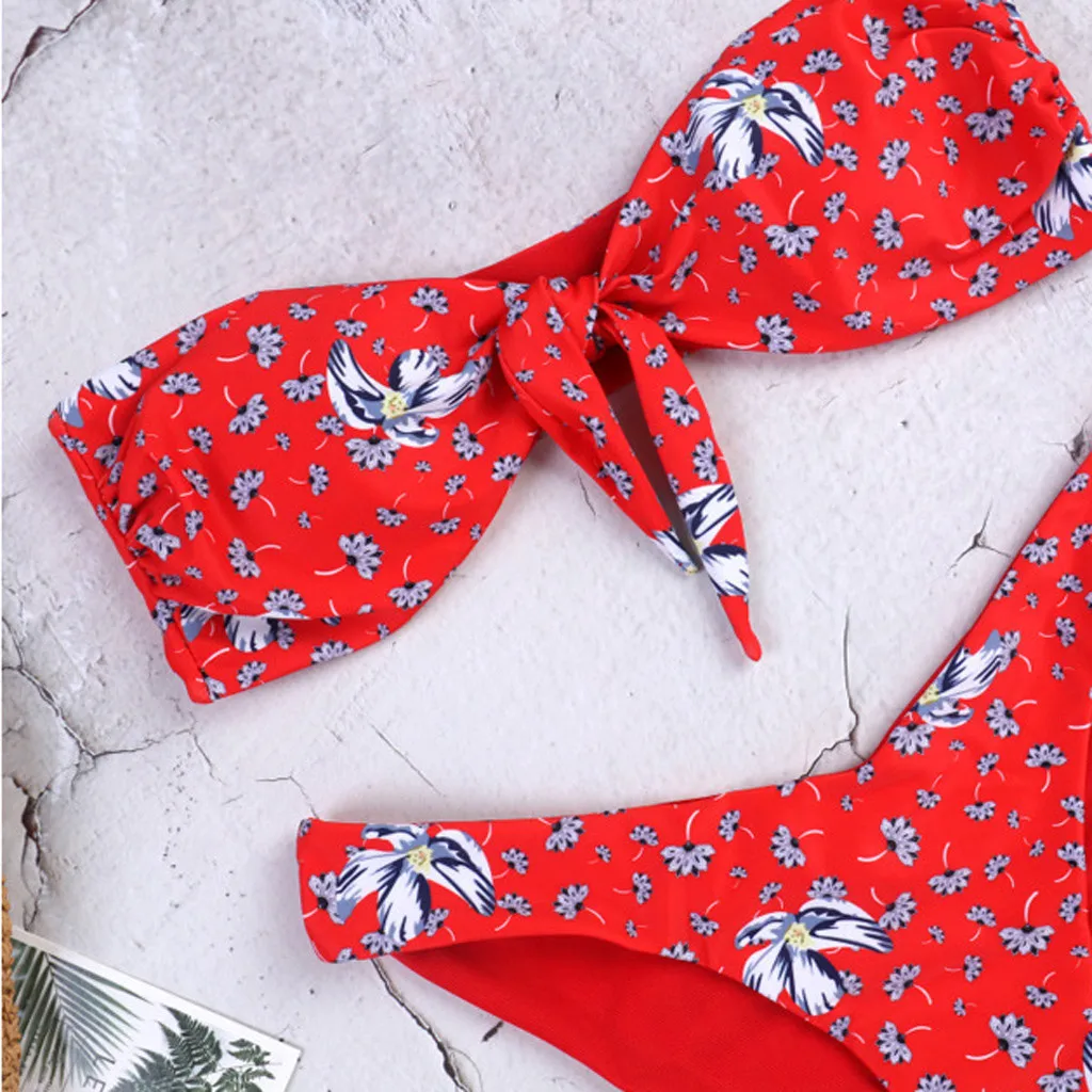 Женский сексуальный купальник с принтом Раздельный бикини горячая Распродажа