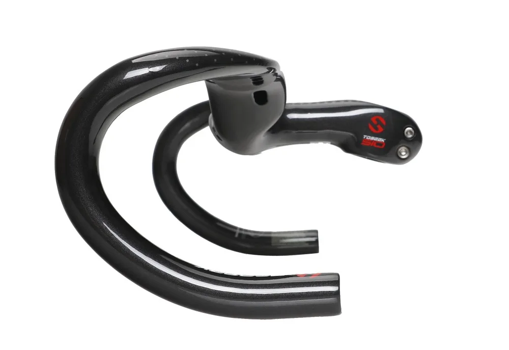 Цена Полностью углеродное волокно шоссейный велосипед Интегрированный руль изогнутый руль UD 400/420440*90/100/110/120 мм велосипедные запчасти